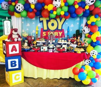 Decoracion de fiestas infantiles para niños de Toy Story